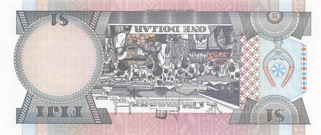 Fiji 1 dollar p81 1983